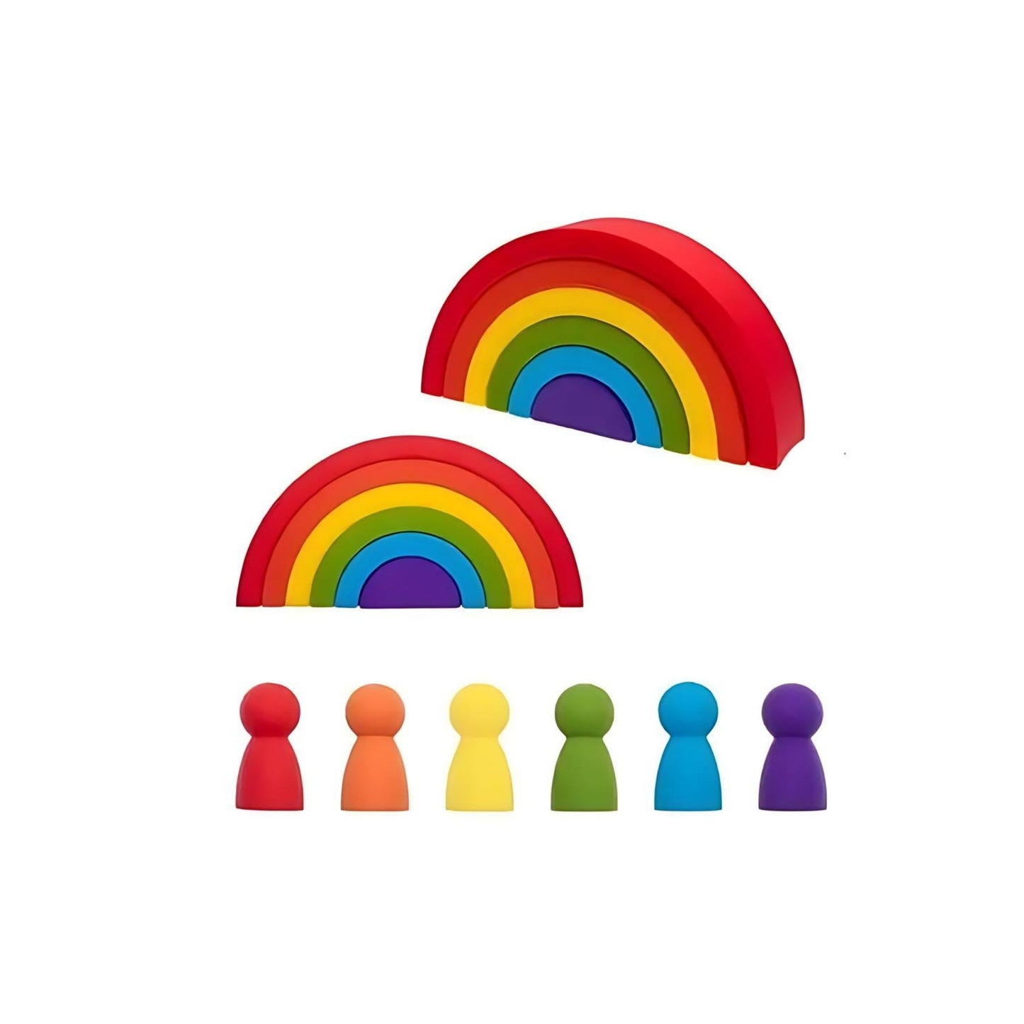 Kodomo Playhouse Rainbow Stacking Set