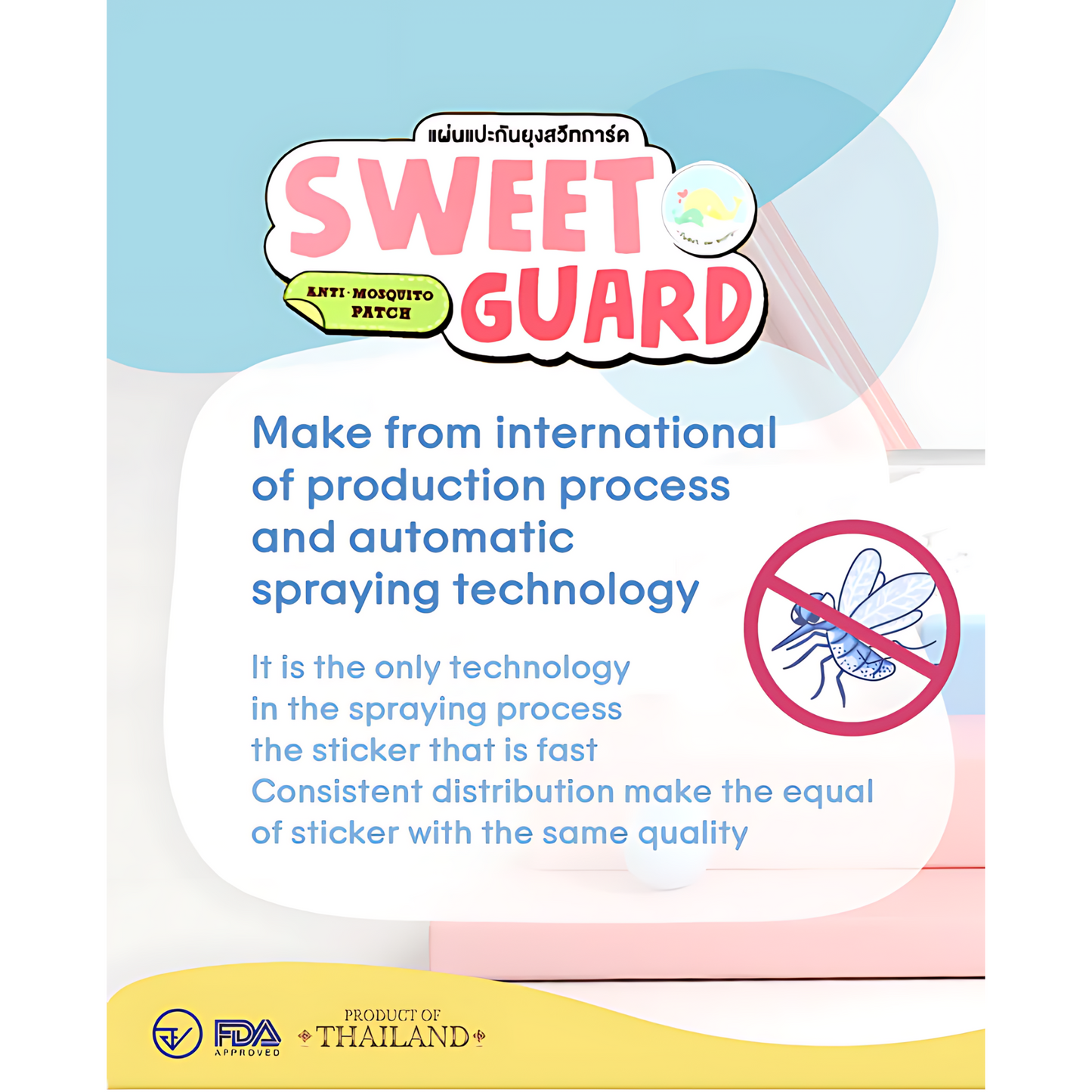 Sweet Guard Anti-Mosquito & Anti-Fleas Patch