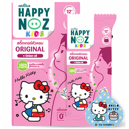Happy Noz x Hello Kitty Special Edition Sanrio Organic Onion Sticker Pink Box for Viral Infections