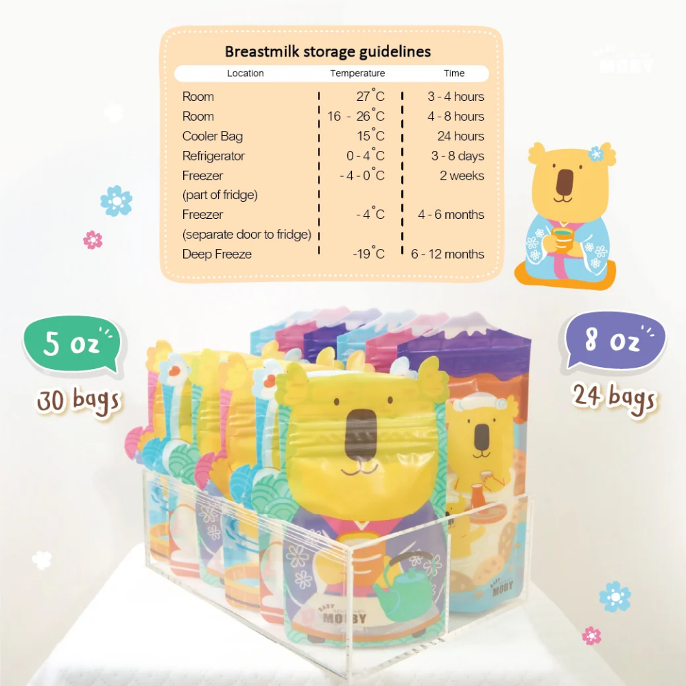 Baby Moby Breastmilk Storage Bags