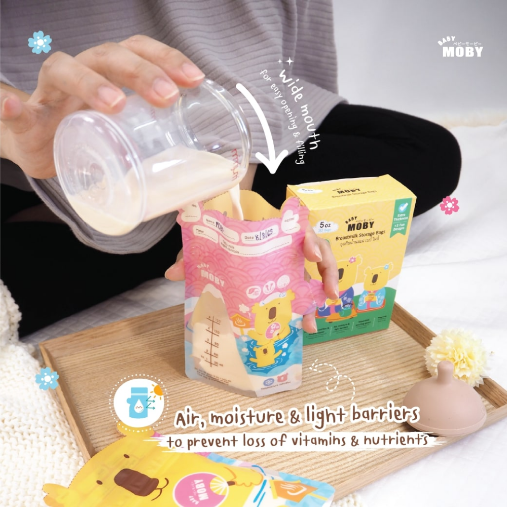 Baby Moby Breastmilk Storage Bags