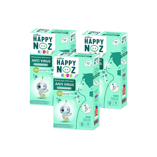 (BUNDLE OF 3) Happy Noz Organic Onion Sticker: Anti-Virus (6s)