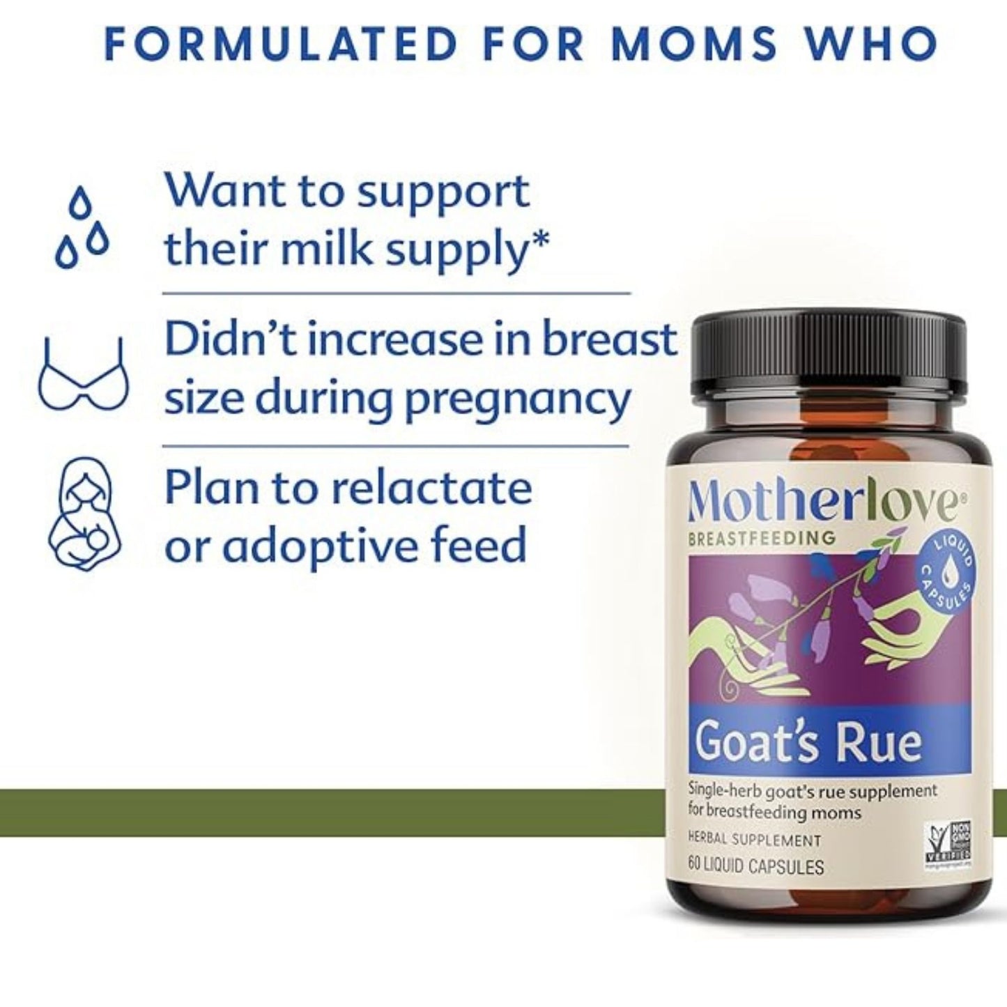 Motherlove Goat's Rue Liquid Capsules