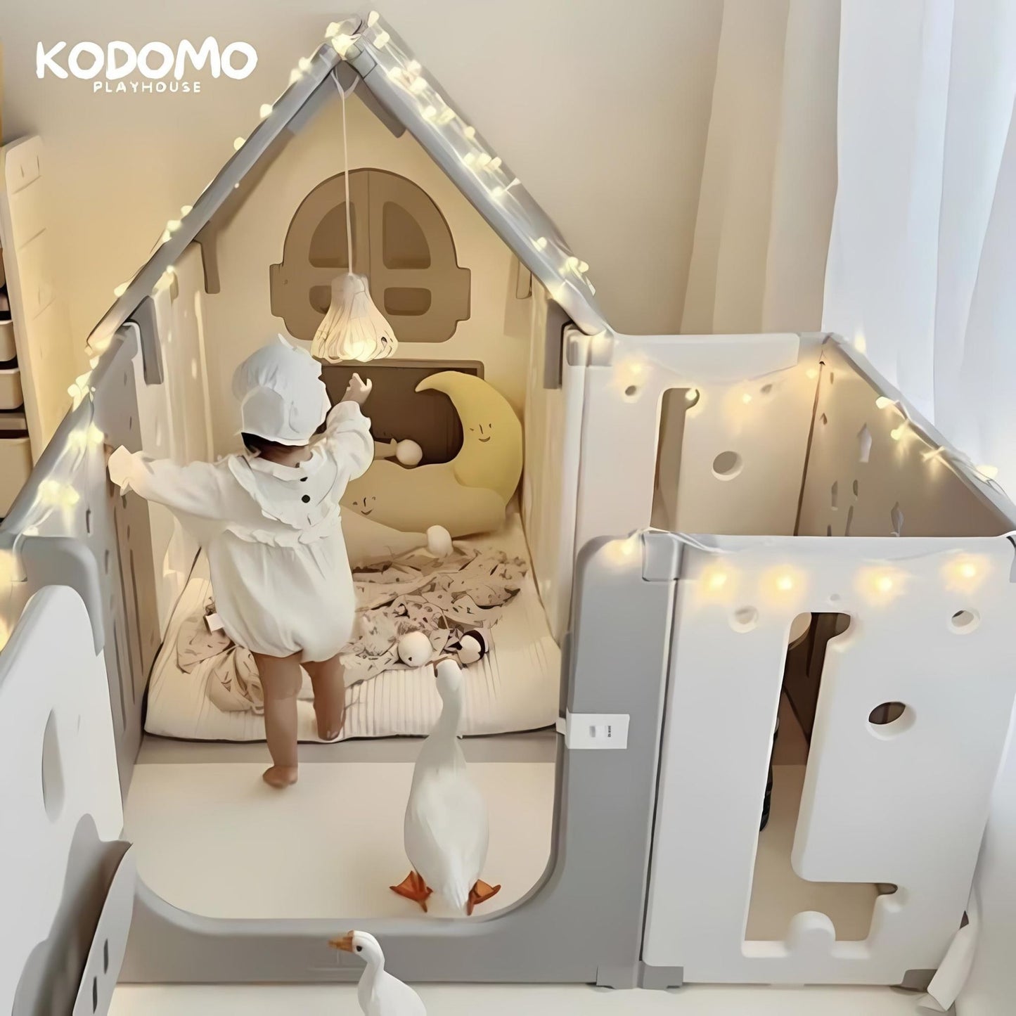 Kodomo 2 in 1 Folding Playpen