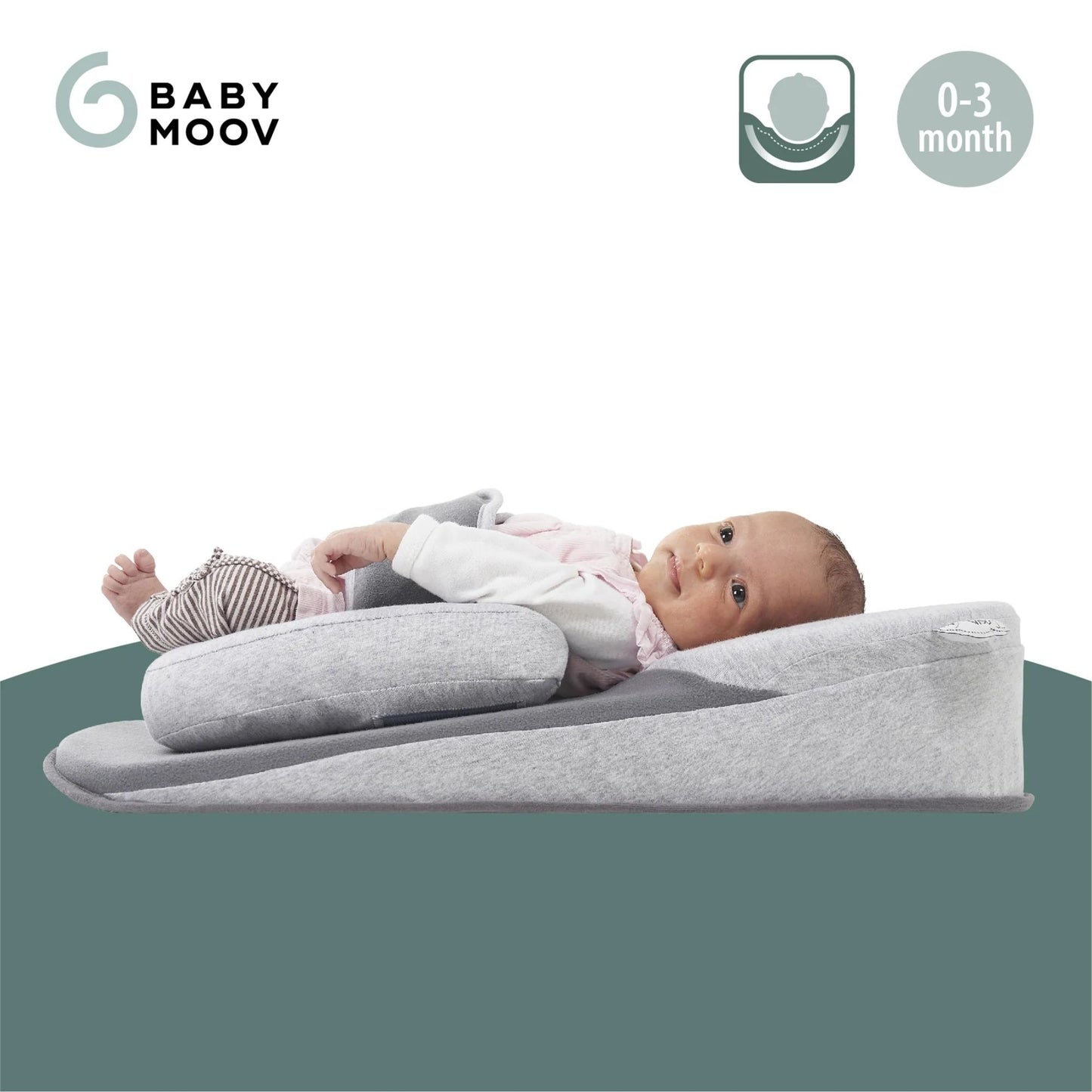 Babymoov Cosydream+ Ergonomic Elevated Baby Lounger Suitable for 0 to 3 months