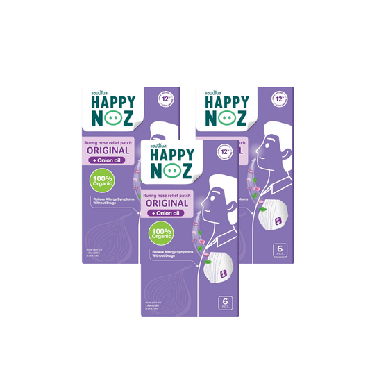 (BUNDLE OF 3) Happy Noz Adult Original Organic Onion Sticker (6s)