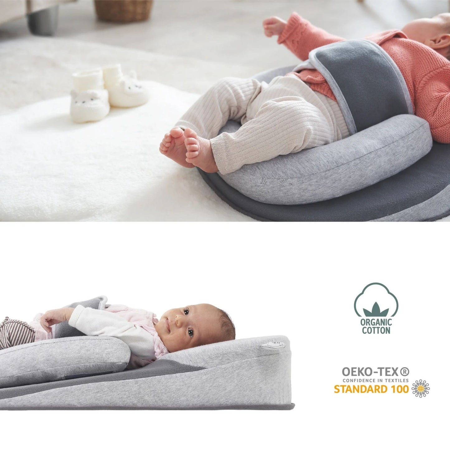 Babymoov Cosydream+ Ergonomic Elevated Baby Lounger Suitable for 0 to 3 months