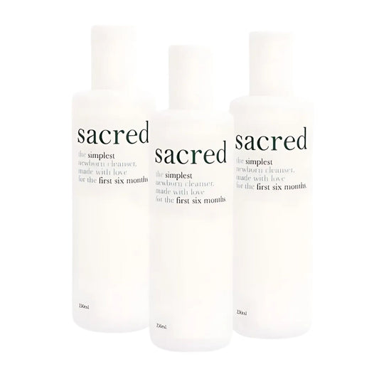 BUNDLE OF 3 | Sacred Newborn Cleanser | Hydrating Plant-based Soap & Shampoo