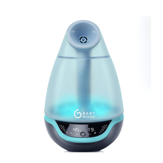 Babymoov Hygro Plus 3-in-1 Cool Mist Humidifier with Multicolored Night Light and Essential Oil Diffuser