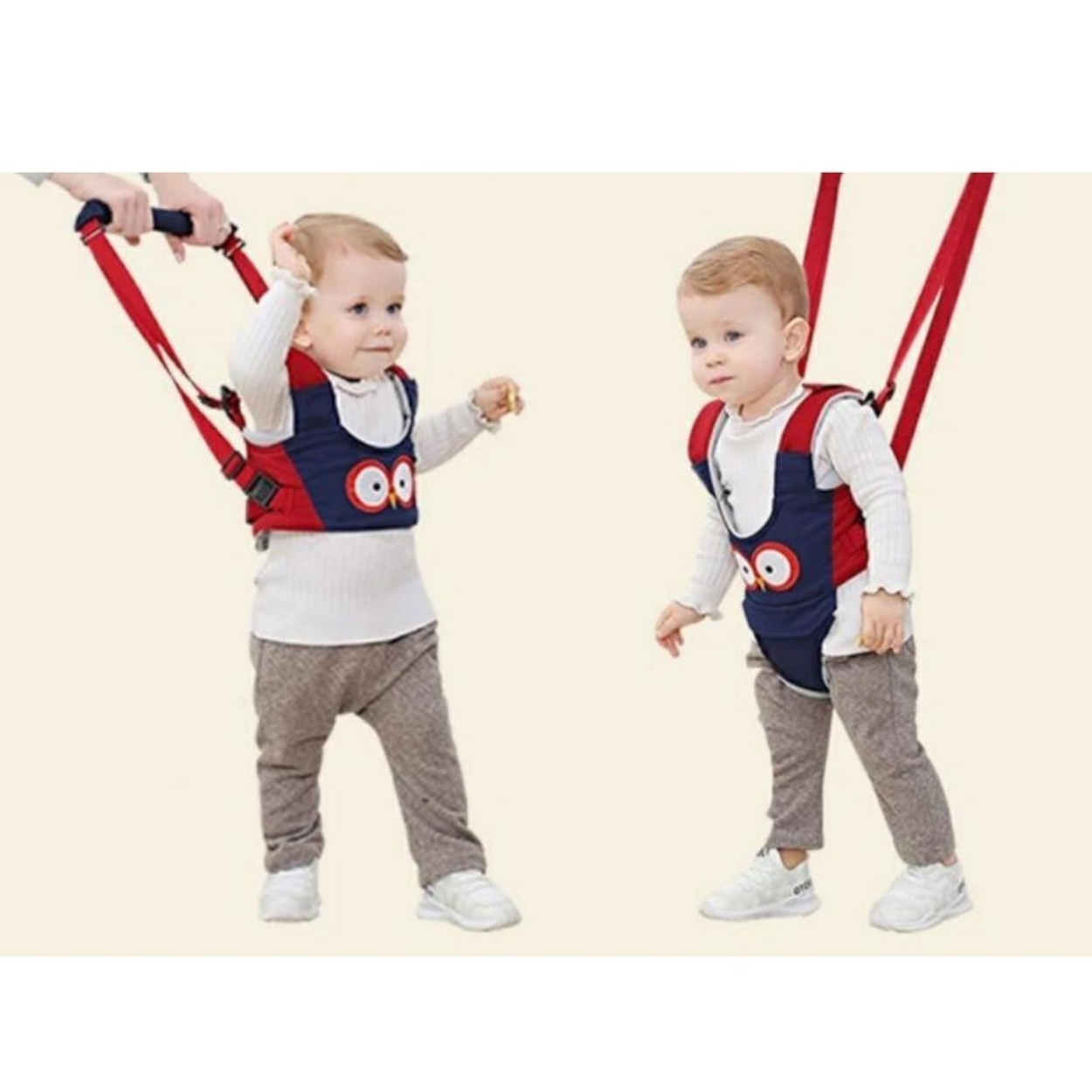 Mambo Baby Handheld Baby Walker Harness Assistant Toddler Leash For Infant Kid