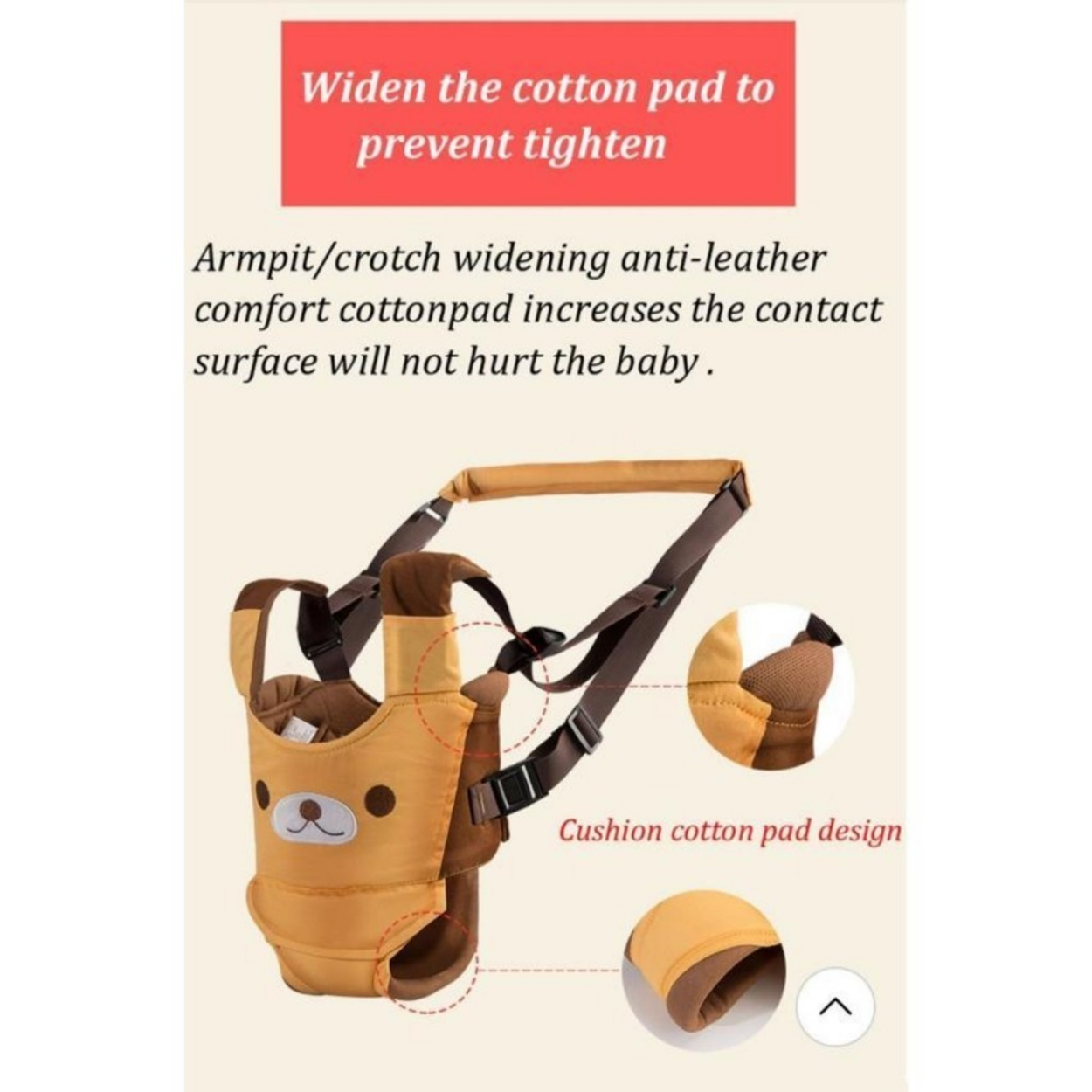 Mambo Baby Handheld Baby Walker Harness Assistant Toddler Leash For Infant Kid