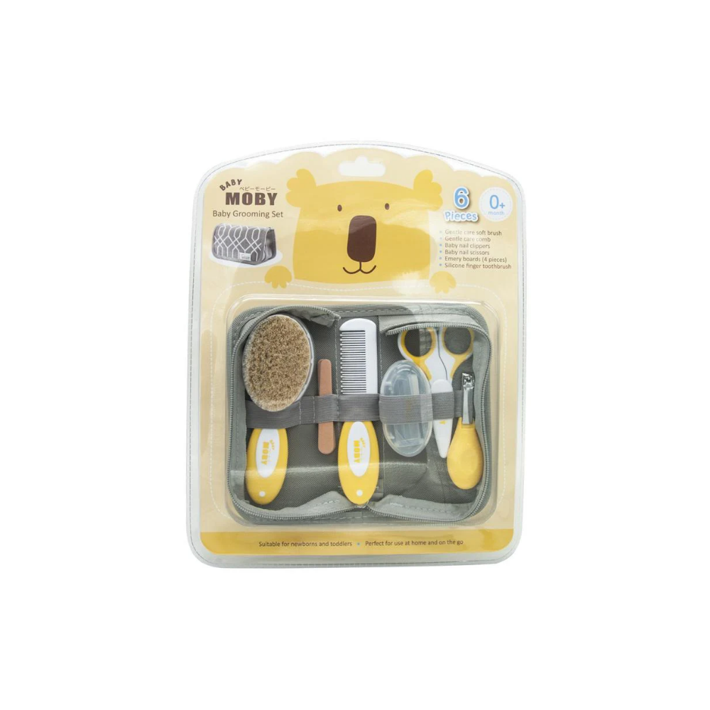 Baby Moby Grooming Kit and Pouch with Portable Case SET