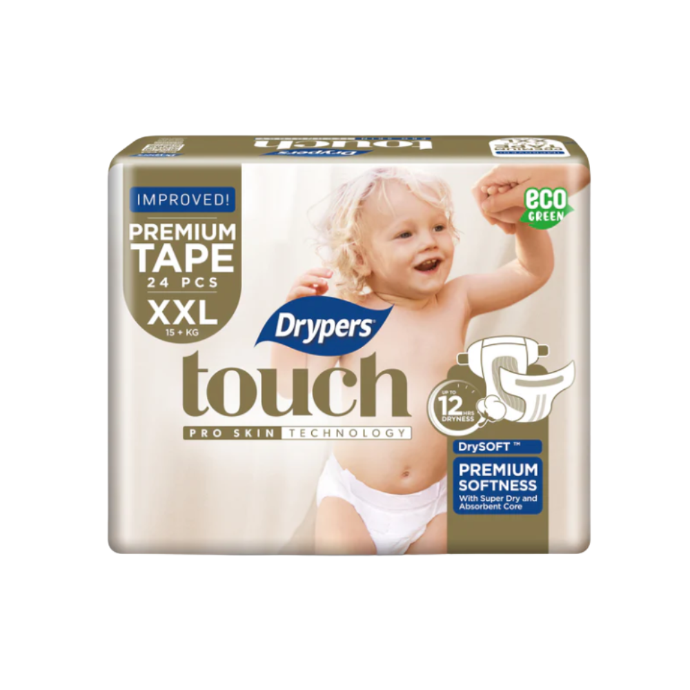 Drypers Premium Touch Tape Diapers