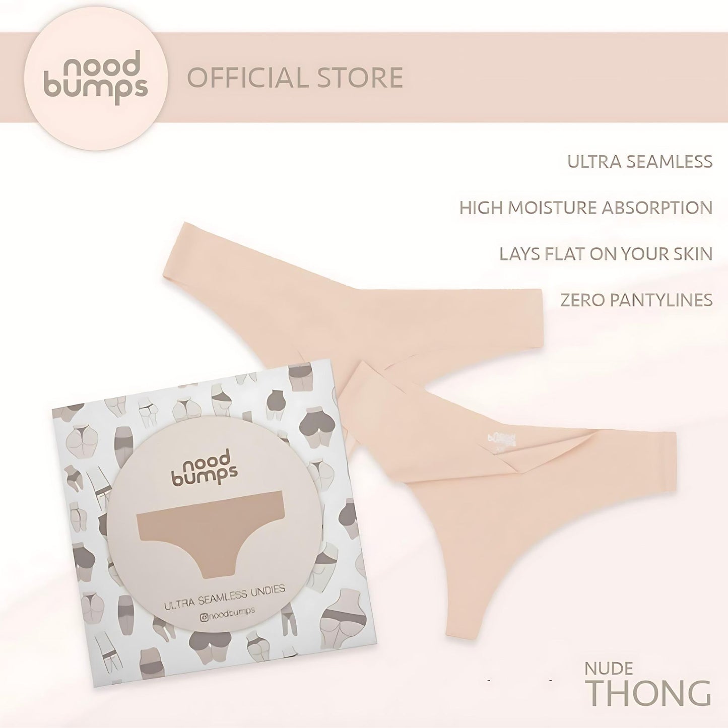 Nood Bumps Seamless Thong Panty