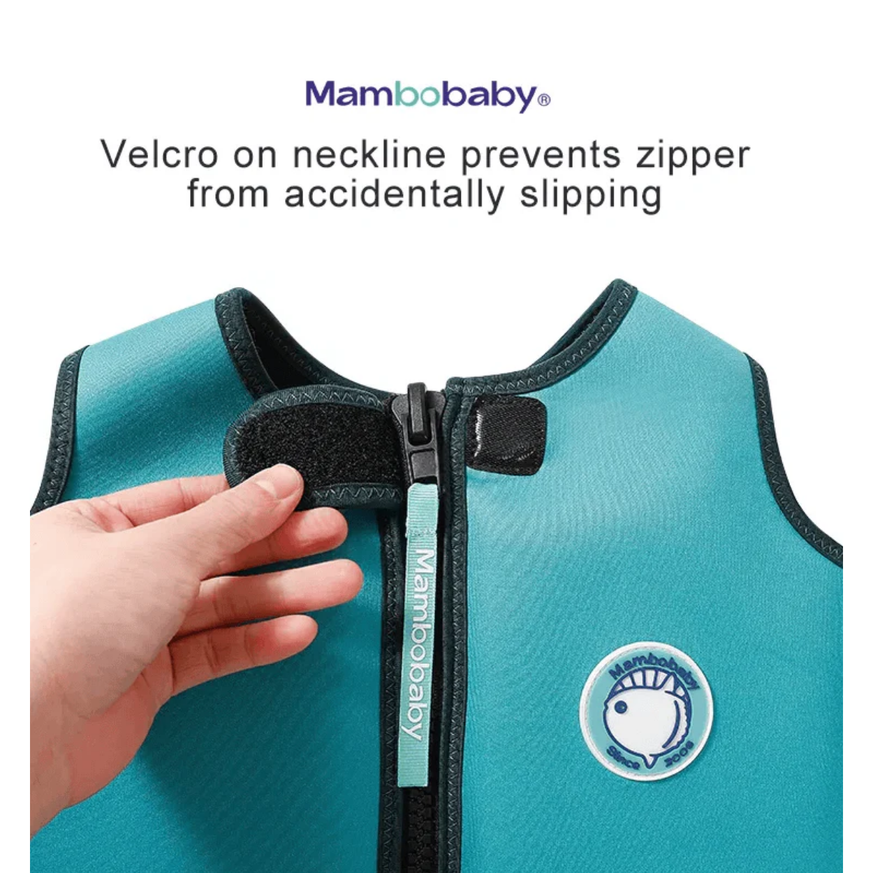 Mambobaby Air-Free Swimming Aid Vest For Ages 4 To 6 Yrs Old