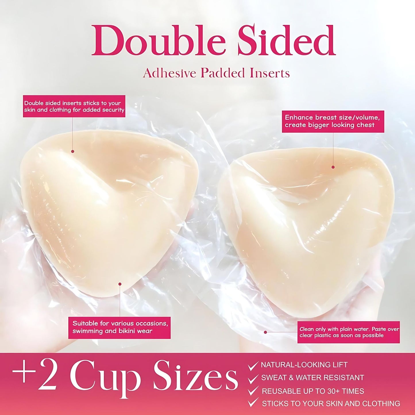 Tamme Double Sided Padded Inserts With Adhesive