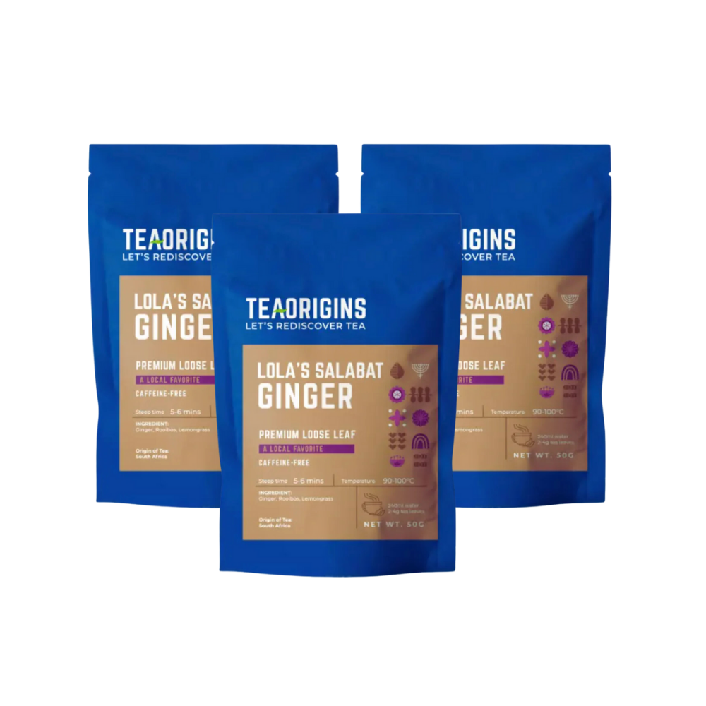 (BUNDLE OF 3) Teaorigins Lola's Salabat Ginger Premium Loose Leaf 50g