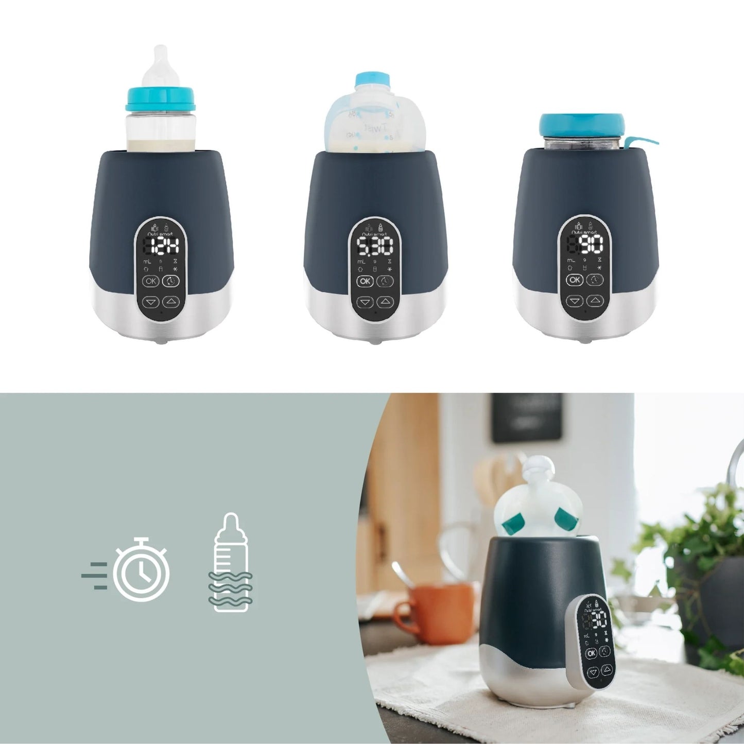 Babymoov Nutrismart Portable Bottle/Breast Milk Warmer