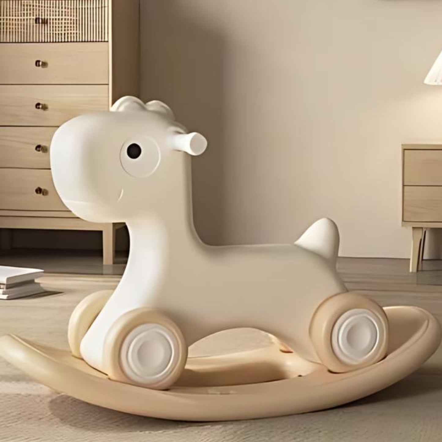 Kodomo Rocking Horse White & Gray