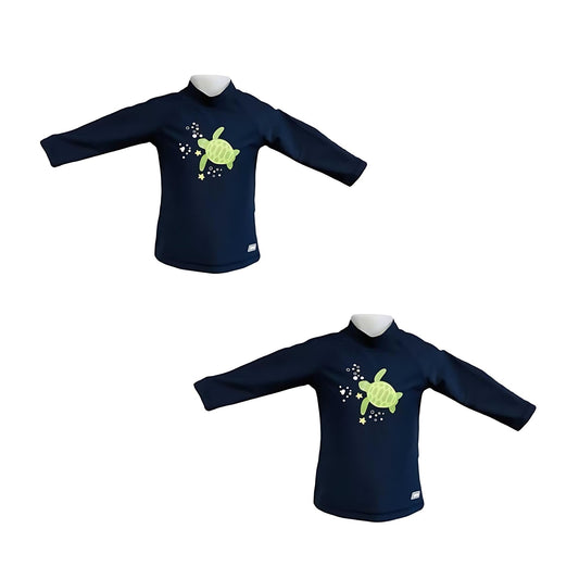 Banz Boys Long Sleeve Rash Top Turtle Size 12