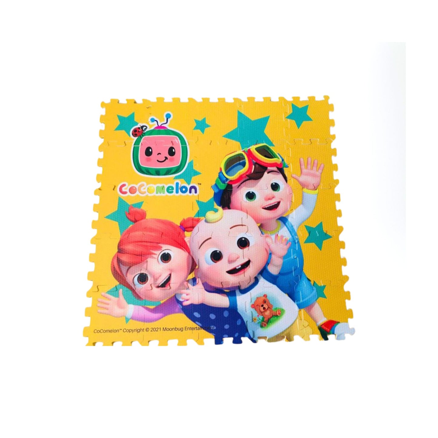 Cocomelon Puzzle Mats I Provide safety for kids, Compact size, Easy to clean, Portable, and Help reduce risk of injuries