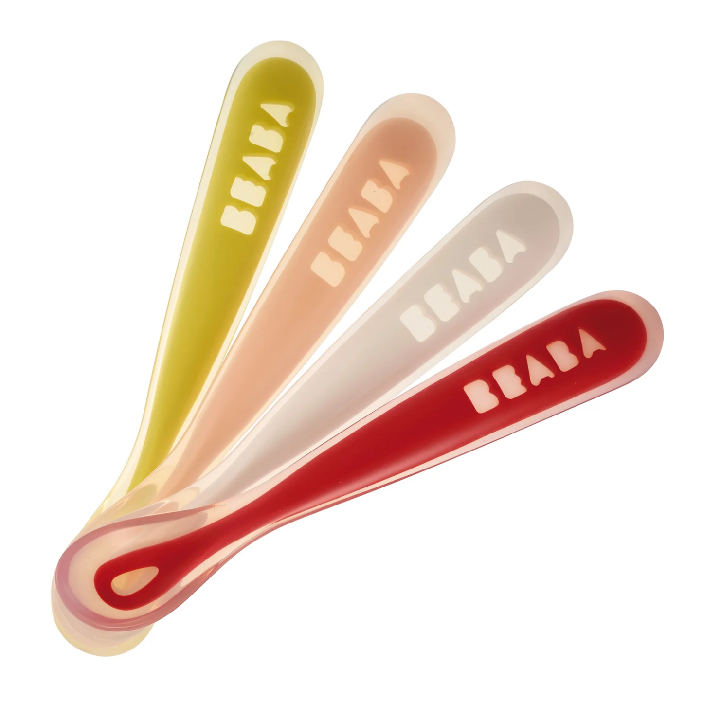 Beaba Set of 4 1st-Age Silicone Spoon