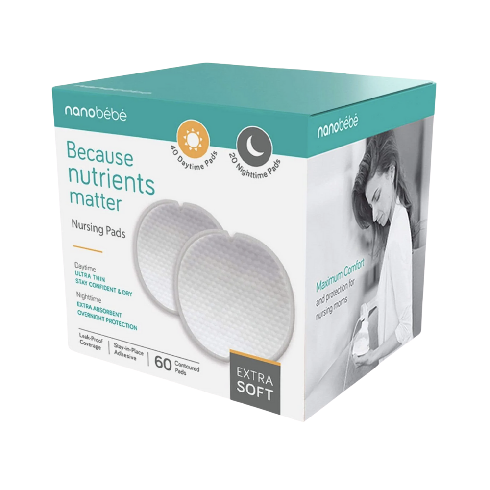 Nanobebe Day & Night Nursing Pads, 60 Pads