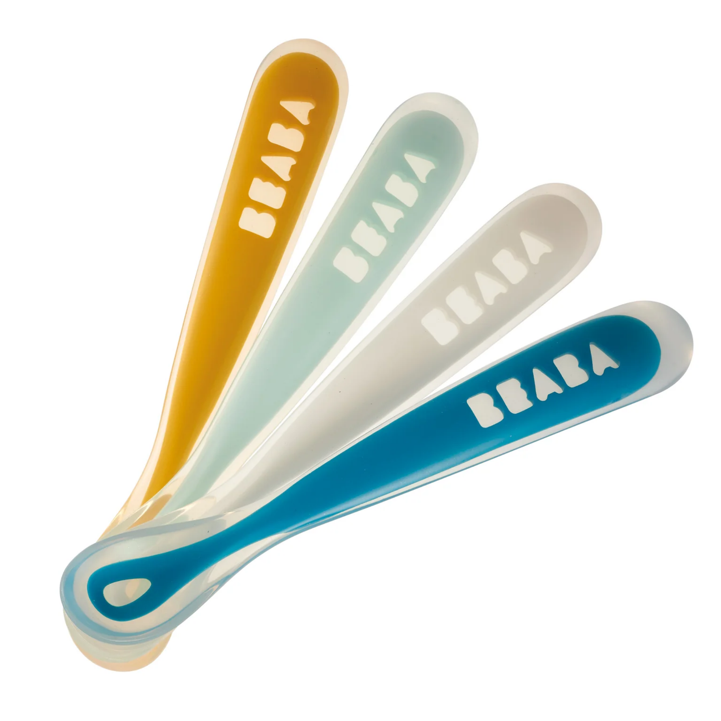 Beaba Set of 4 1st-Age Silicone Spoon