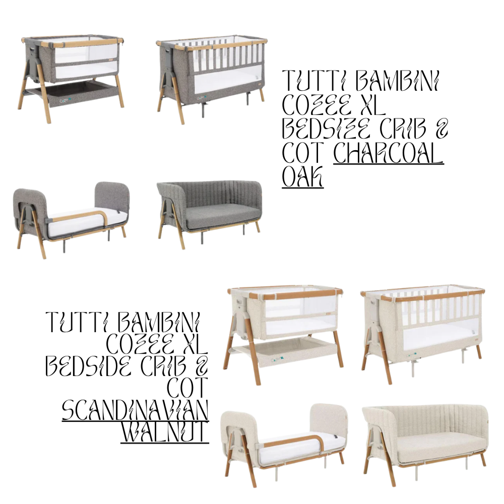 Tutti Bambini Cozee XL Bedside Crib and Cot