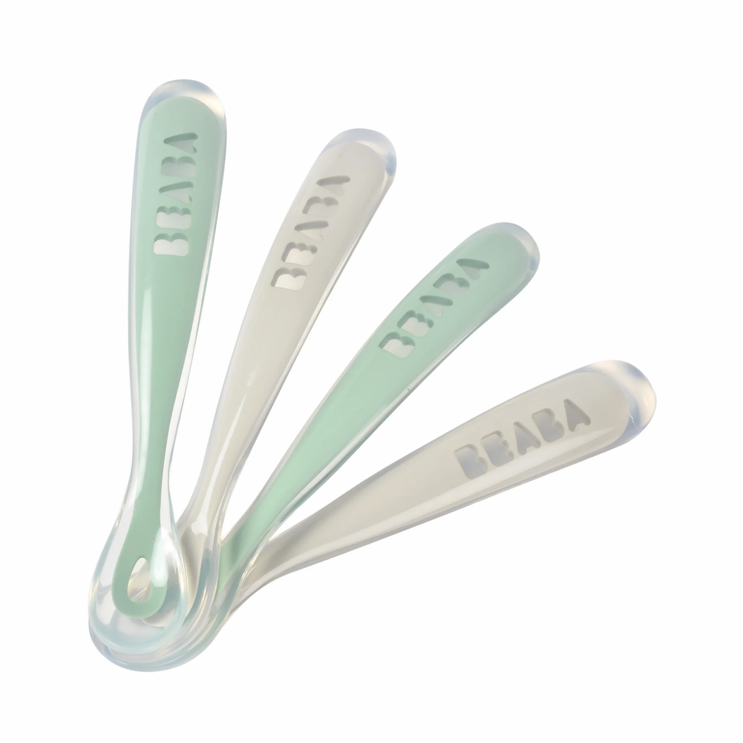 Beaba Set of 4 1st-Age Silicone Spoon