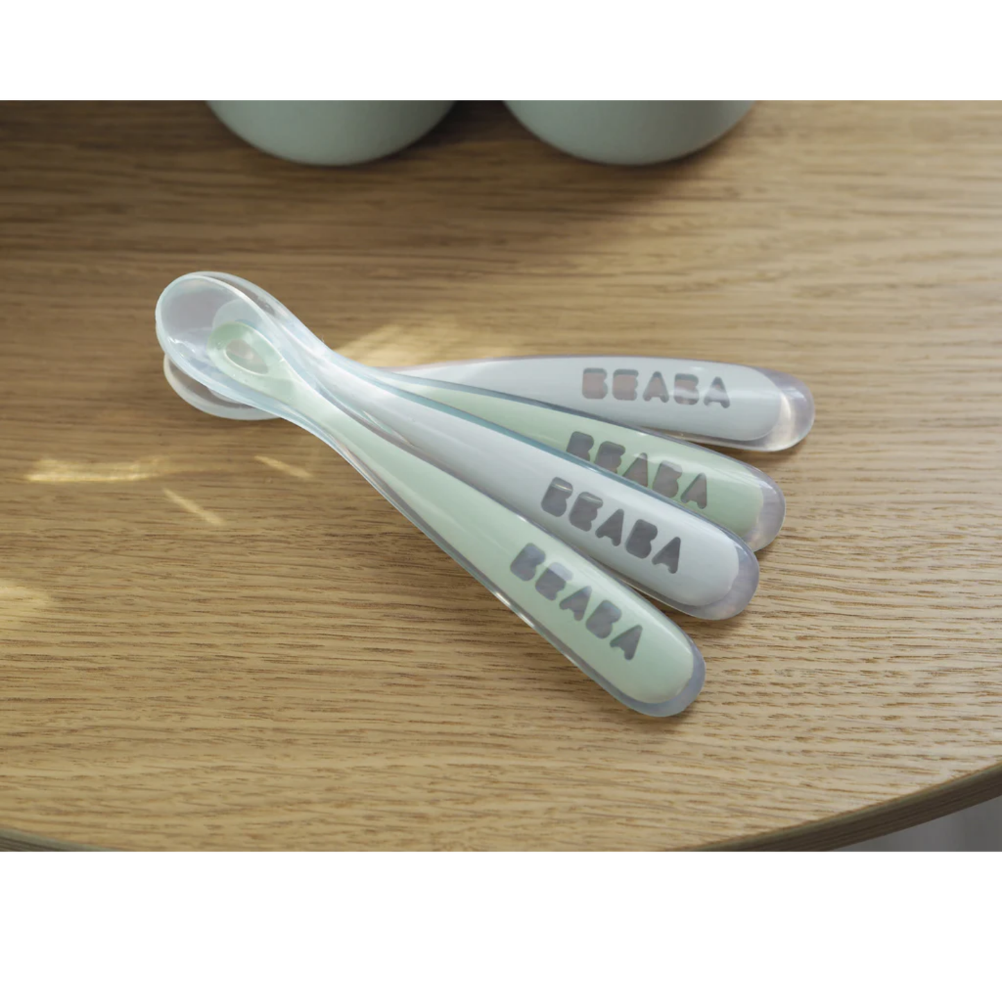 Beaba Set of 4 1st-Age Silicone Spoon