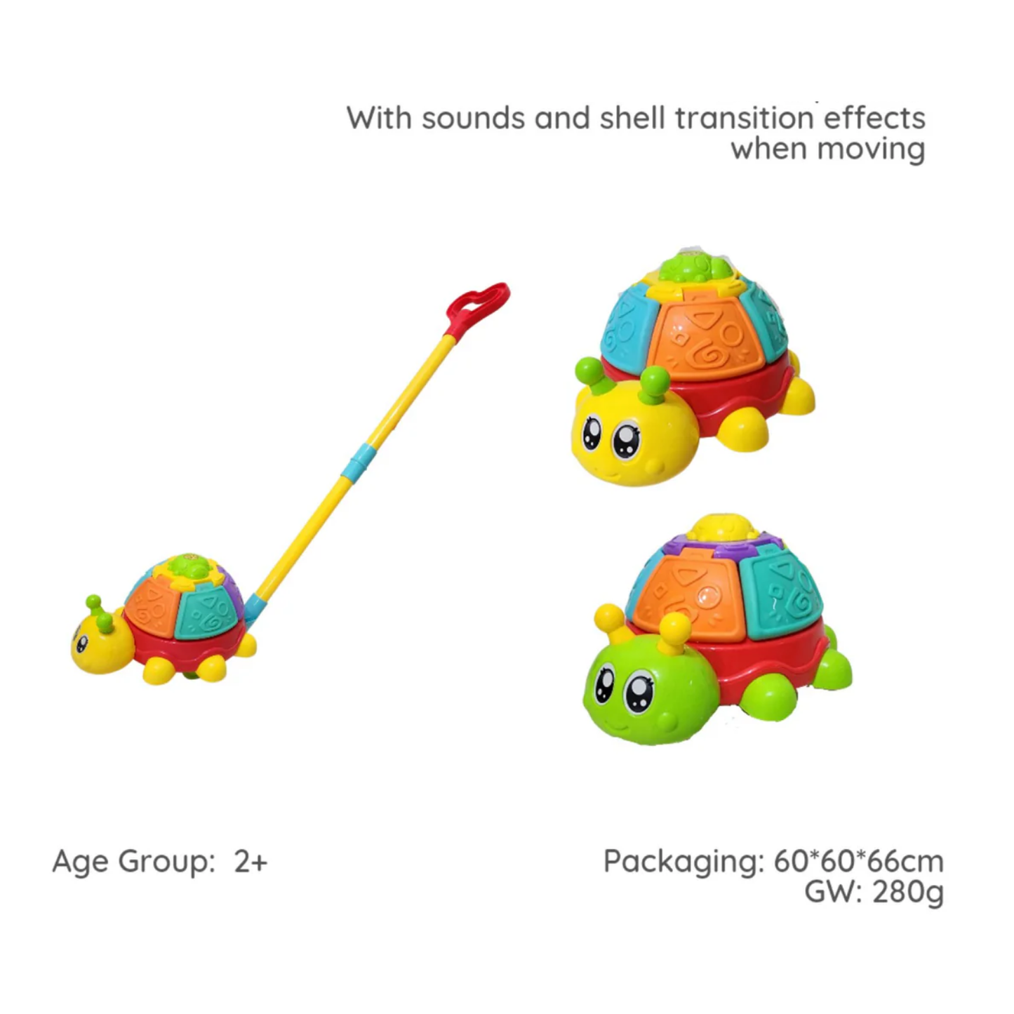 Kodomo Playhouse Turtle Push Toy