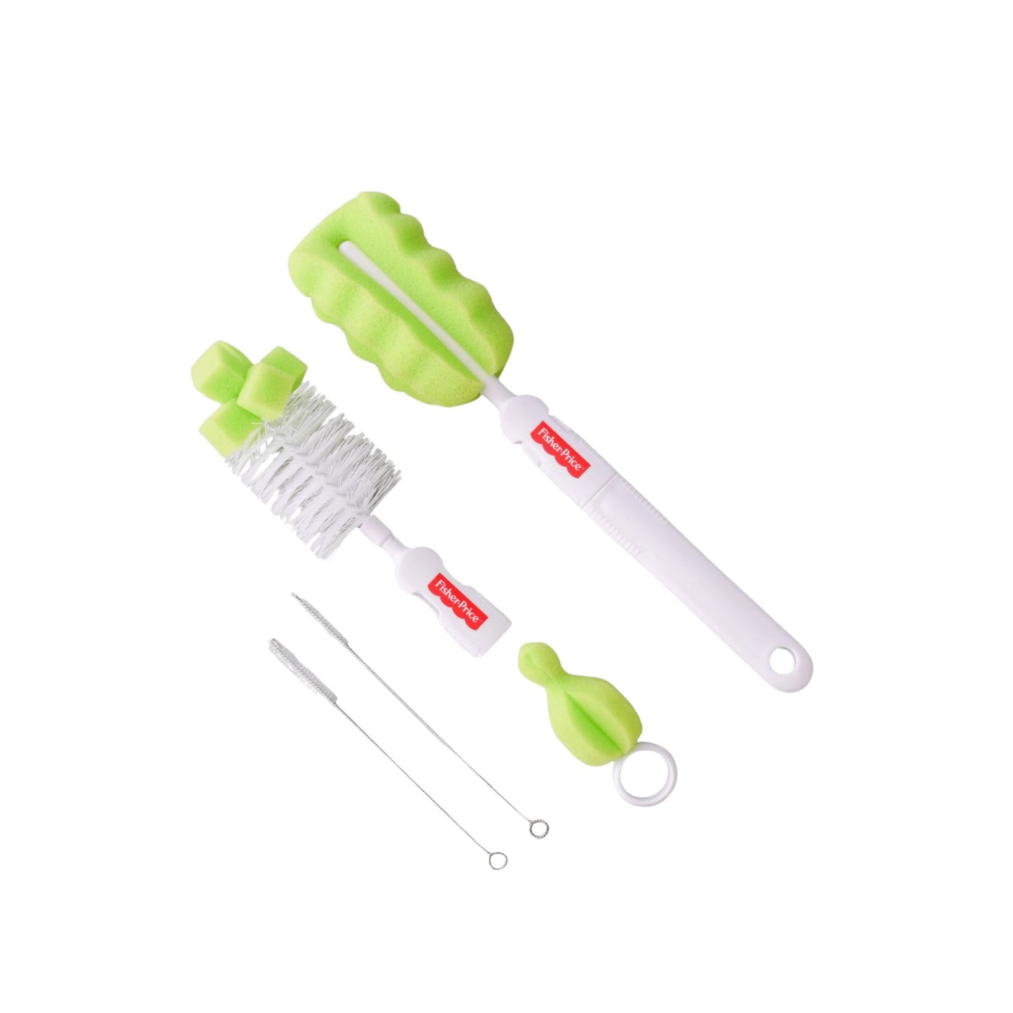 Fisher Price Cleaning Bottle Brush with Blister Card Green  Dishwasher