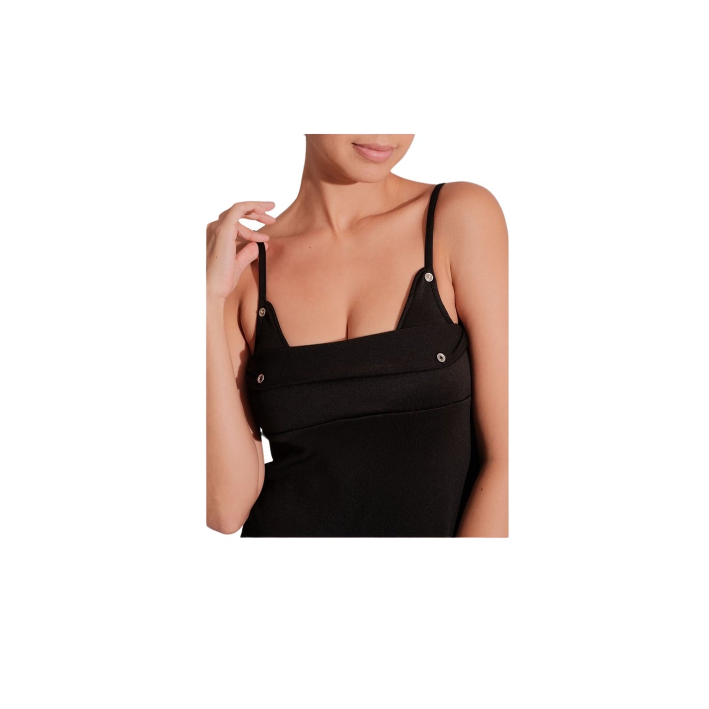Sexy Mommy PH Breastfeeding Wear BLACK Dress | Soft, Comfy, With Built-in Bra Pads