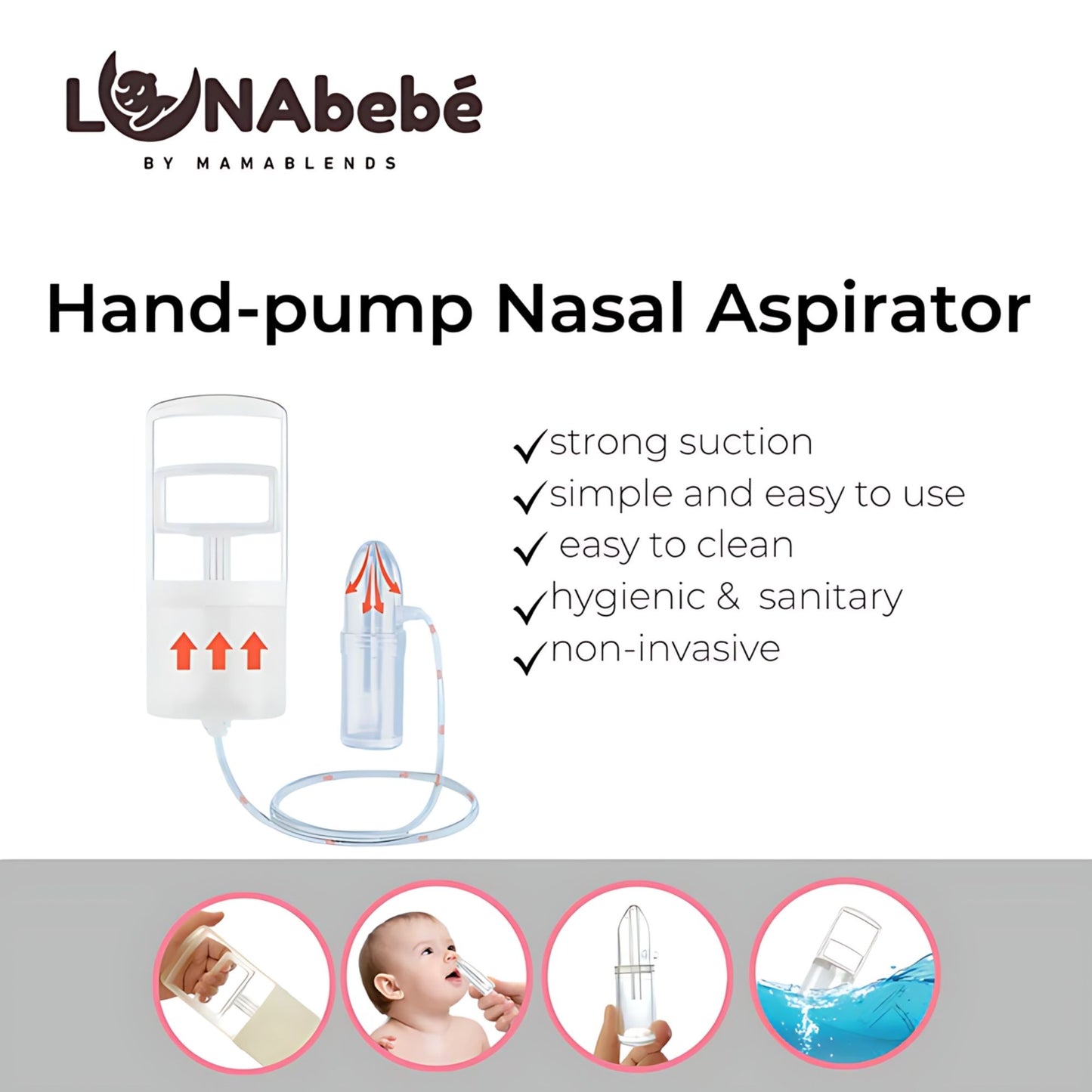 Lunabebe Hand-Pump Nasal Aspirator