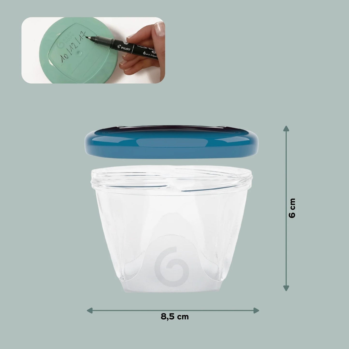 Babymoov Babybowls Multiset Airtight Food Storage Containers with Spoons