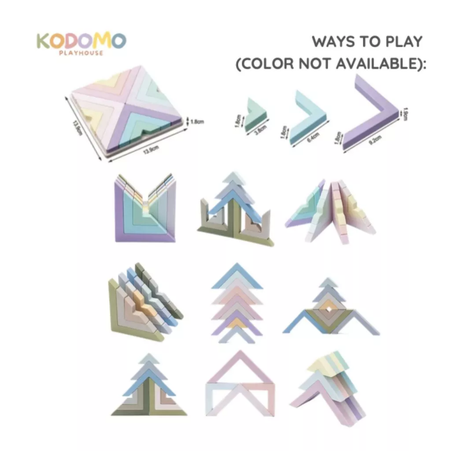 Kodomo Playhouse Geometry Puzzle