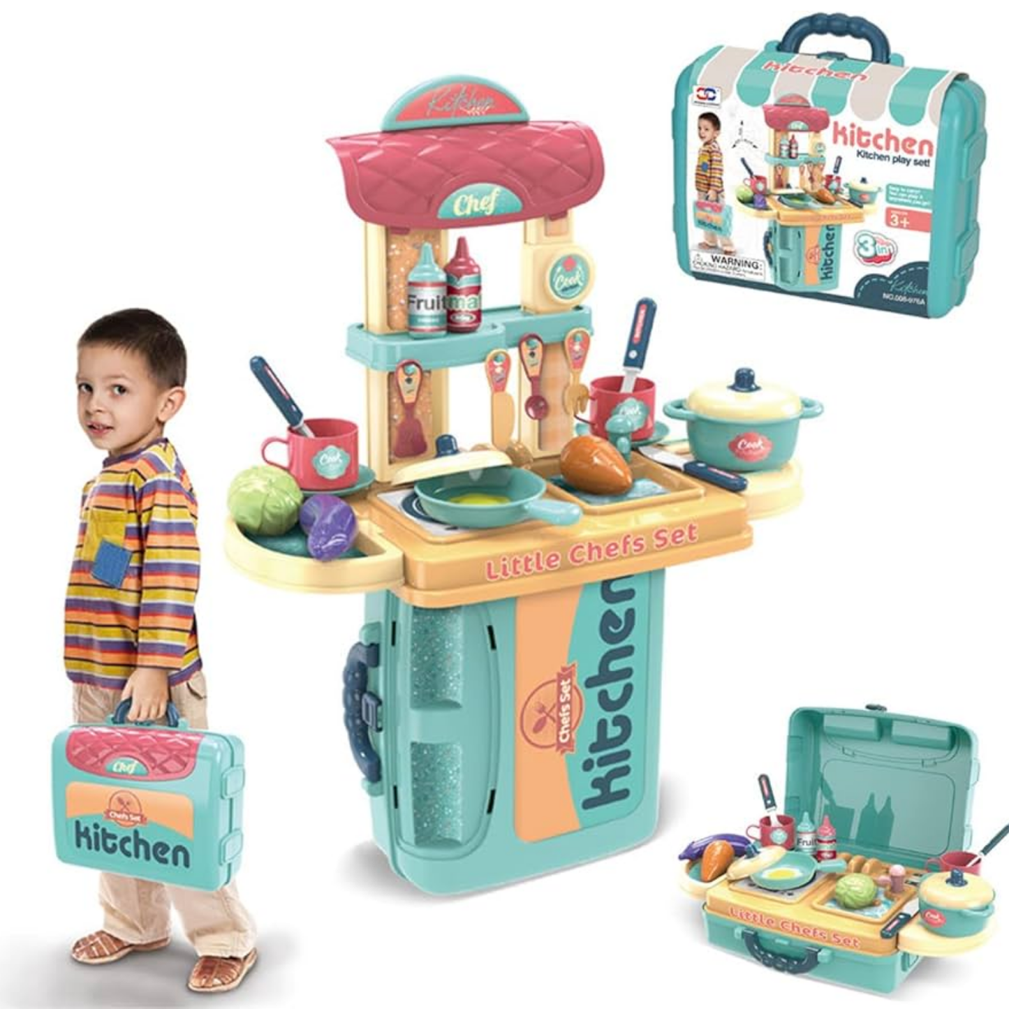 Kodomo Playhouse Kitchen Play Set