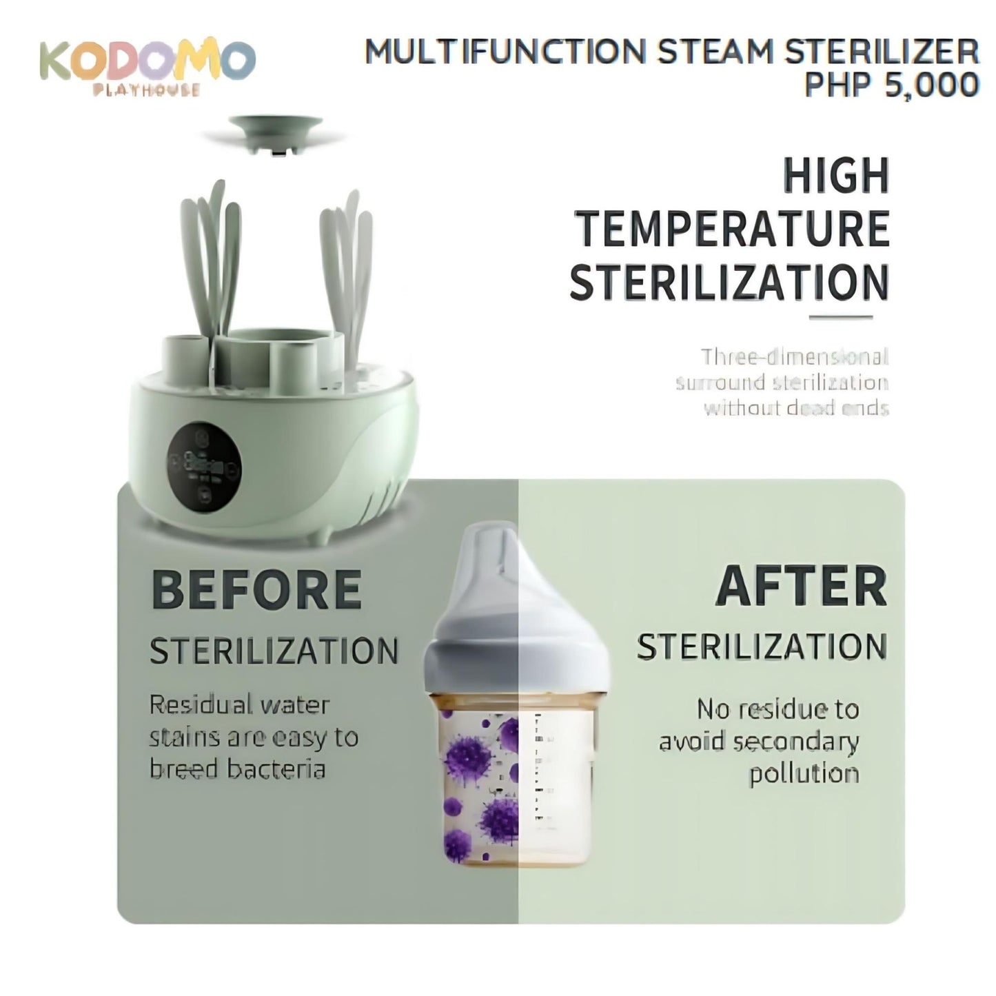 Kodomo Playhouse Multifunction Steam Sterilizer