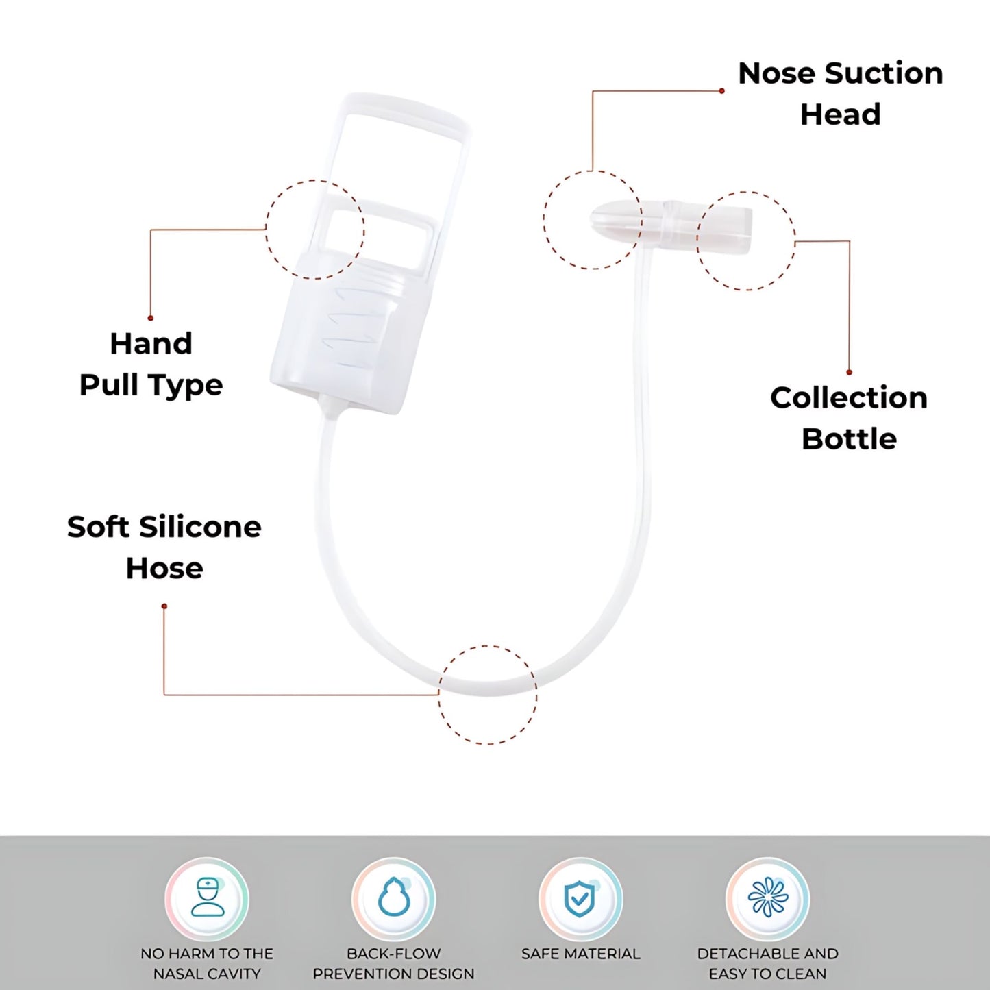 Lunabebe Hand-Pump Nasal Aspirator