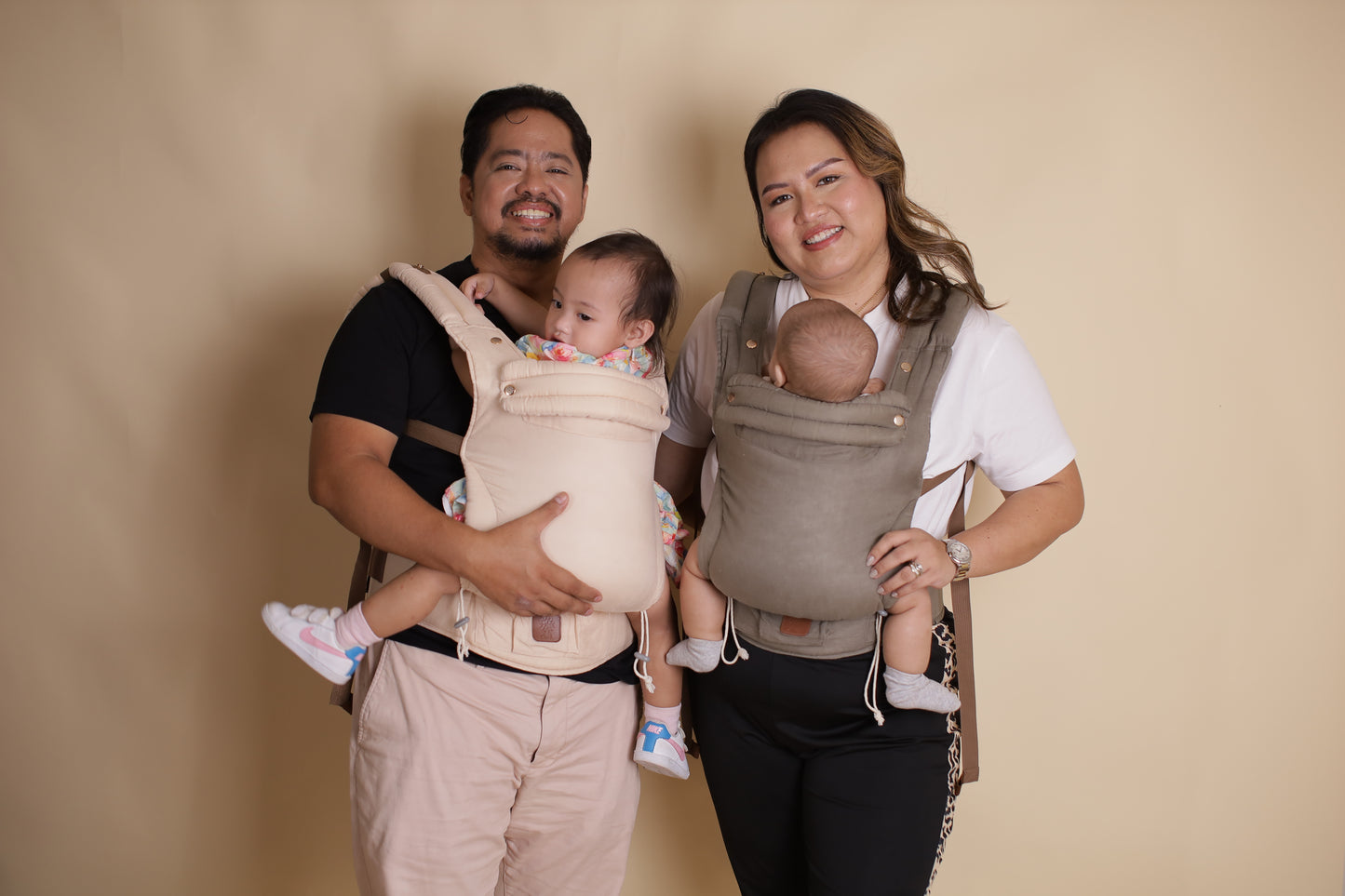 Zima Linen YAKAP Ergonomic Baby Carrier Suitable for Newborns - Toddlers (up to 20kg)