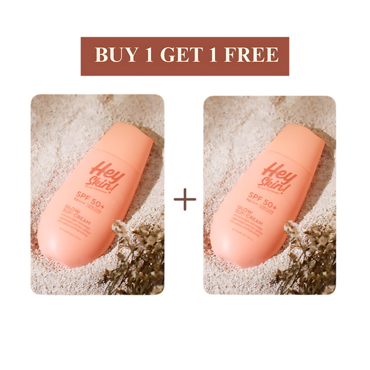 BUY 1 GET 1 FREE Hey Skin Glow Sun Cream SPF 50+ PA+++ UVA/UVB protection