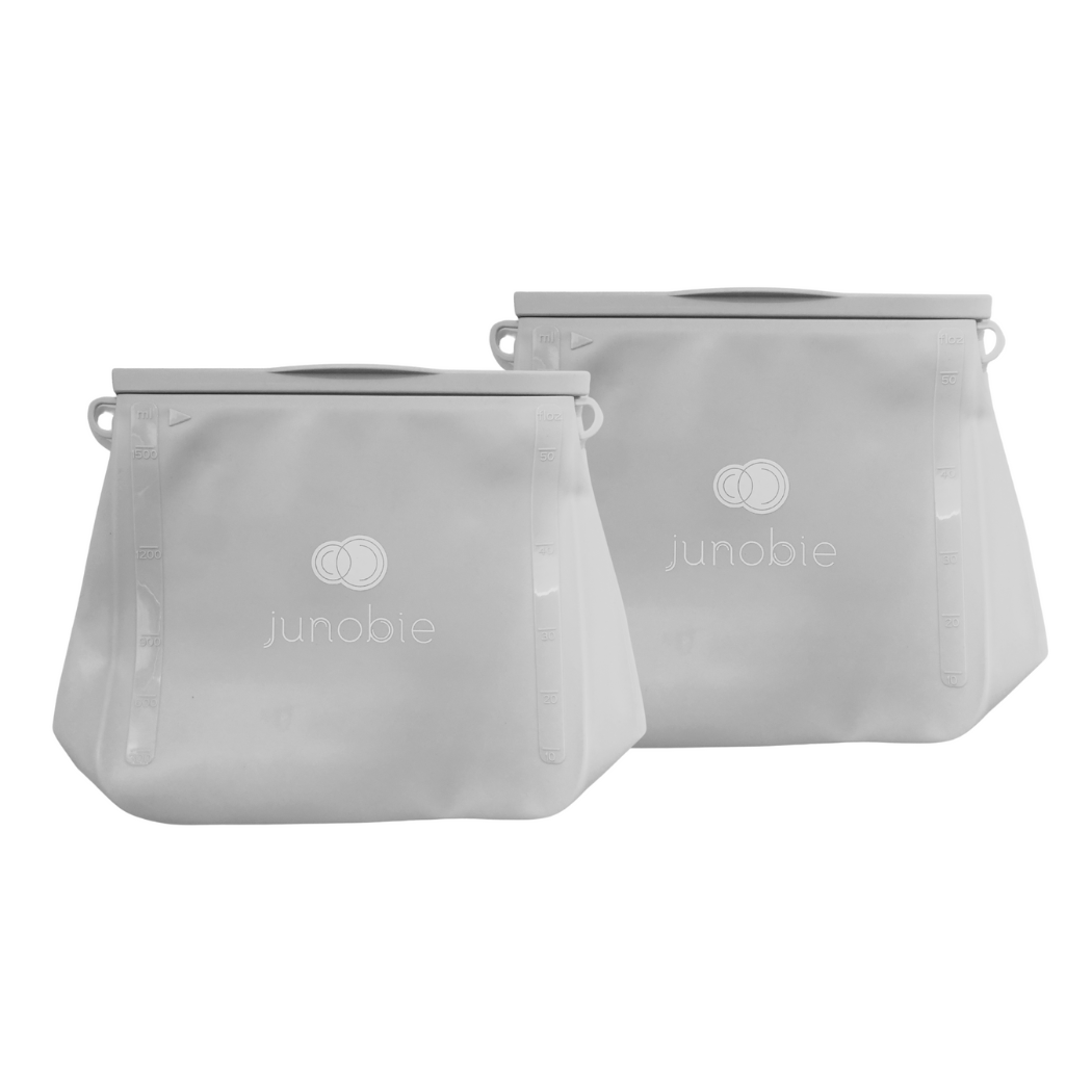 Junobie Large Milk Storage and Stash Bags 2-Pack Bundle