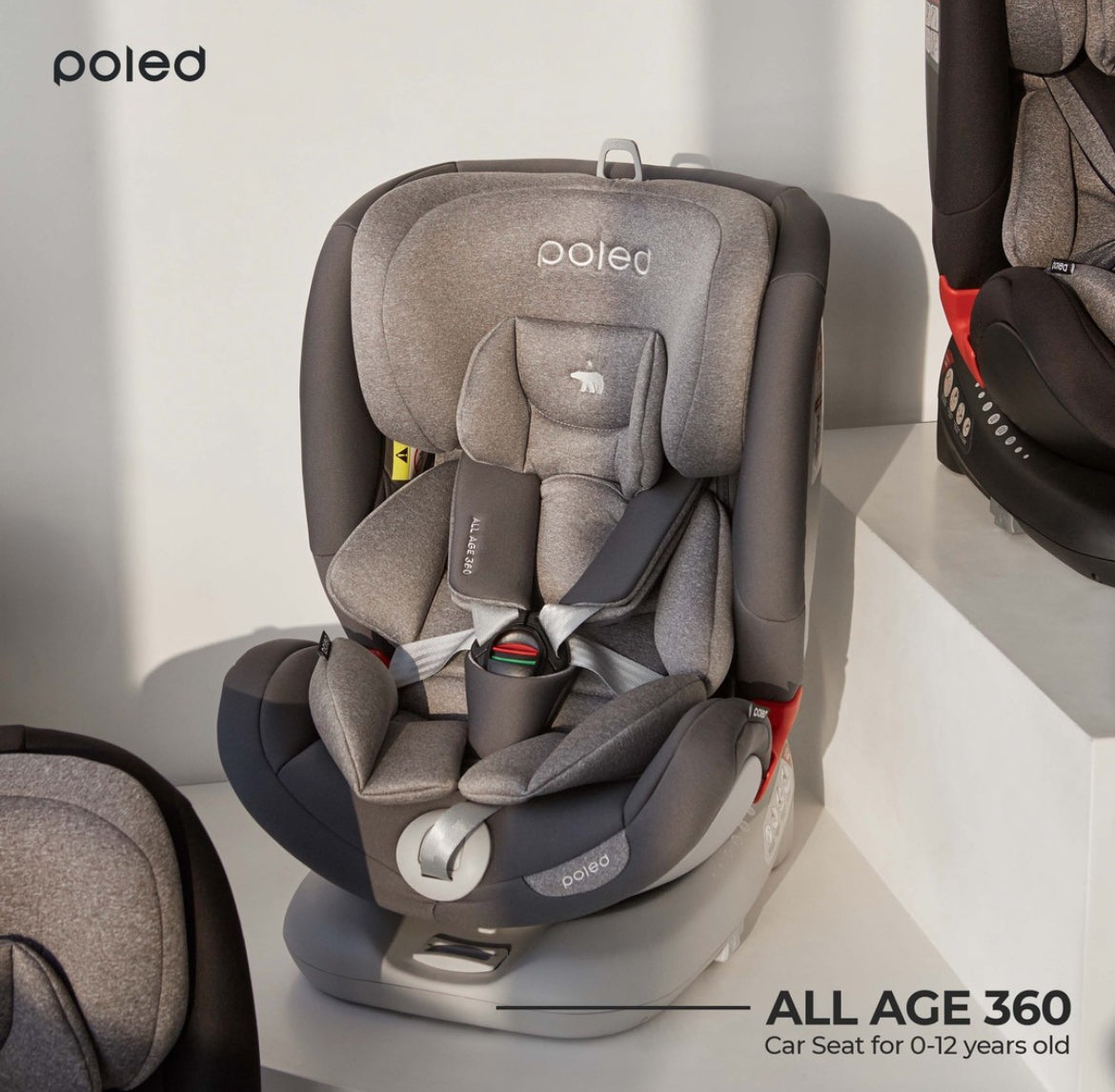 Poled All Age 360 Car Seat (0-12 years old)