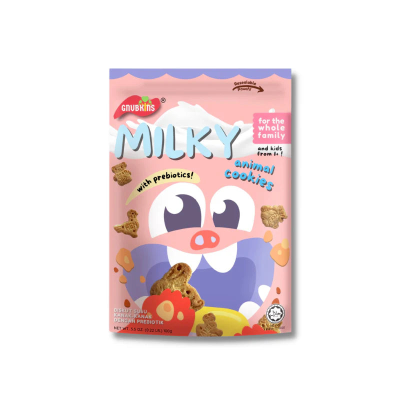 Little Baby Grains Milky Animal Cookies with Prebiotics