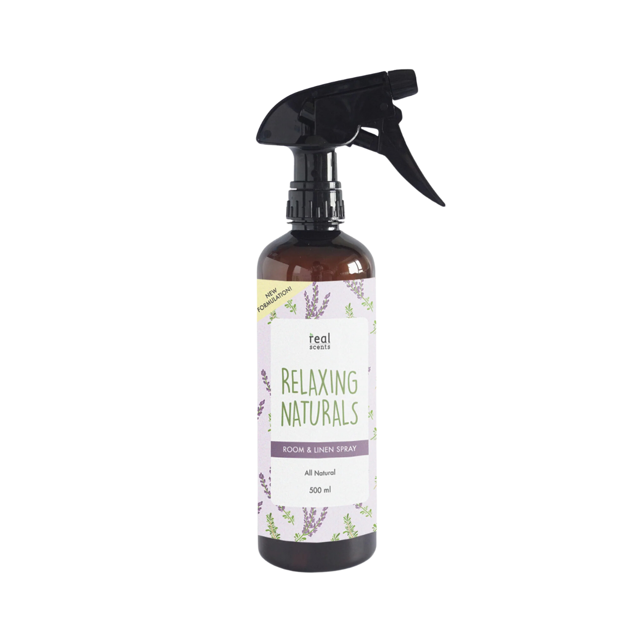 Real Scents Relaxing Natural Room and Linen Spray 500ML