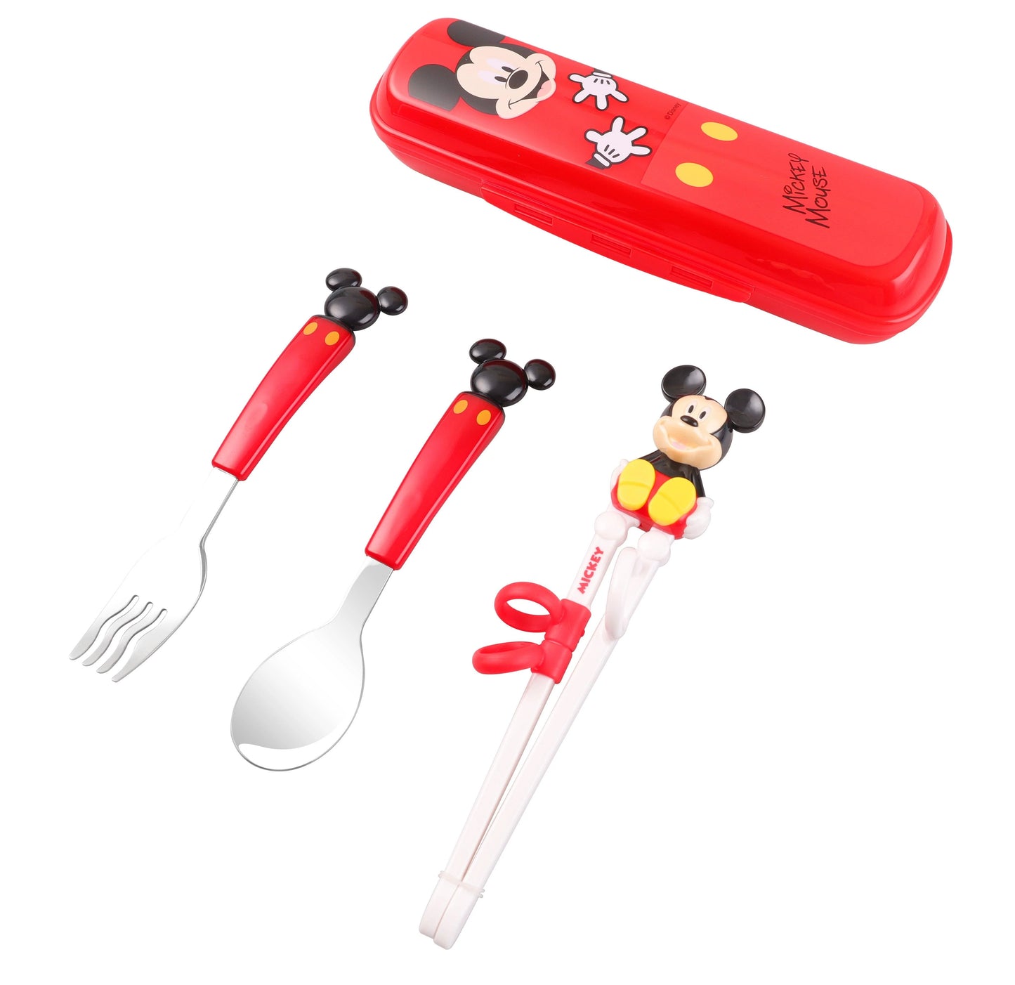 Dish Me Disney Tableware Spoon, Fork & Chopsticks Set with Case