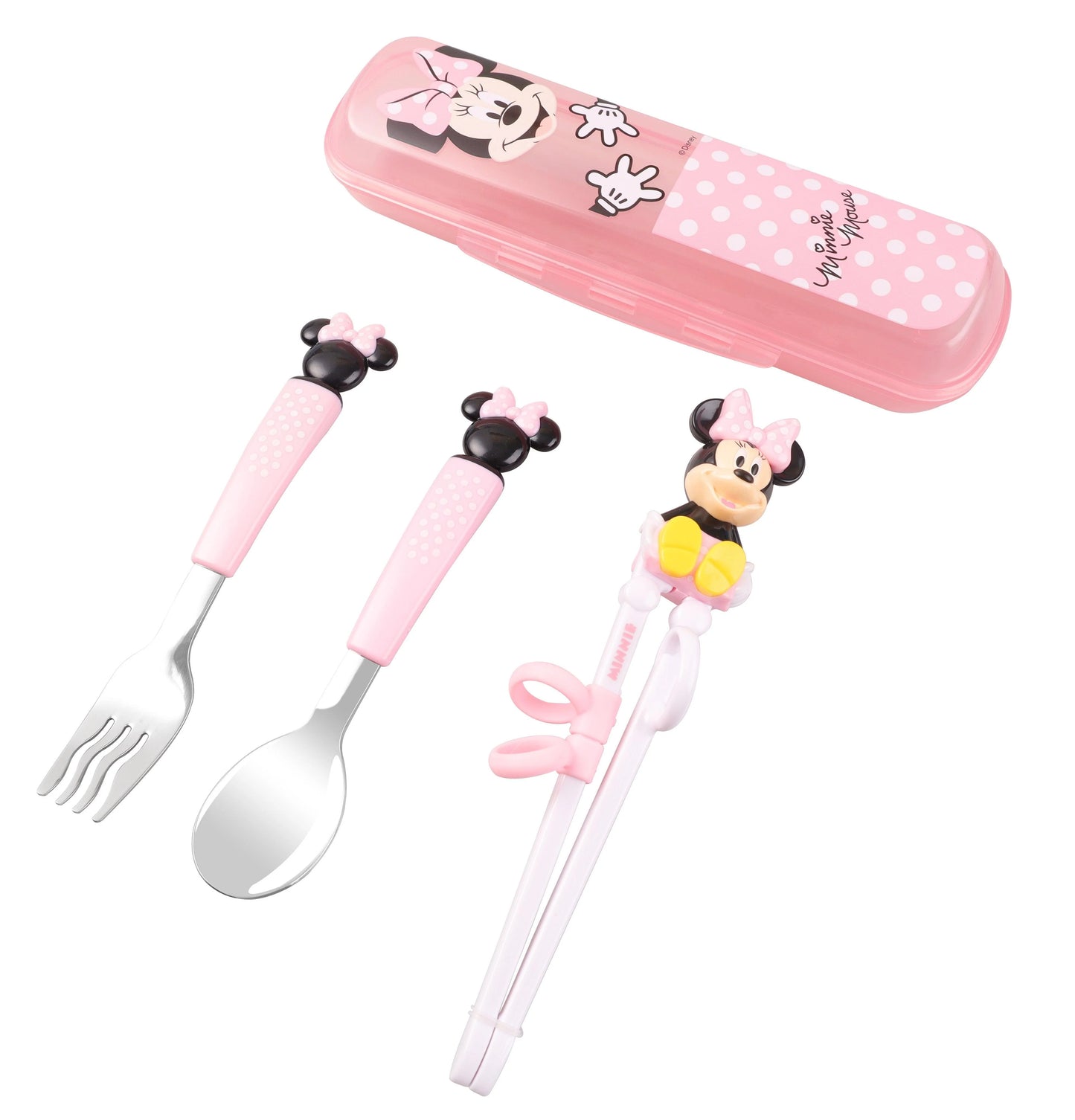 Dish Me Disney Tableware Spoon, Fork & Chopsticks Set with Case